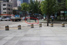 을지로 SK T-타워 앞 횡단보도 시각장애인 ‘위험’