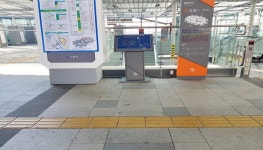 수원역 환승센터 점자안내판 시각장애인 이용 불가