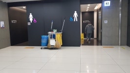 아쉬운 김포 국내선청사 1층 장애인화장실 편의