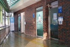 조치원역 승강장 1번홈 장애인화장실 동파로 사용 불가