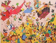 잊고살던 유년시절, 발달장애인 캔버스로