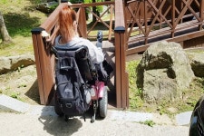 휠체어 사용 장애인이 점검한 용인자연휴양림