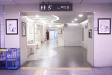지하철 1호선 시청역 공중화장실 점자블록 이래서야