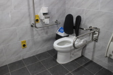 BF 우수 고성군 벽방산 공영주차장 공중화장실 장애인 편의 점검