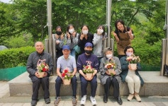 충남시각장복, 힐링후각·공예교실 상반기 원예 활동 성료