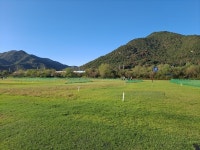 가야진사 파크골프장과 여귀꽃