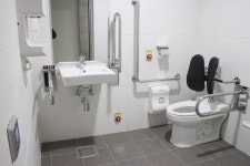 장애물 없는 논산시 화지어울림센터 장애인 편의 점검