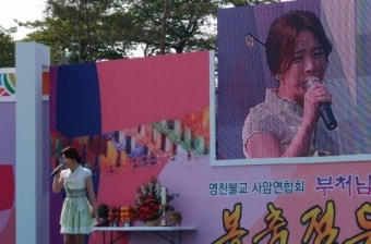 영천 봉축점등식 금호강 강변공원서 열려