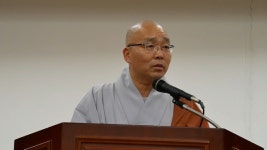 보리암 능원스님 남해대학 특강 학생들 본분사 충실해야