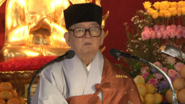 송담 스님 생사의 무상함 속에 영원한 길 찾아야