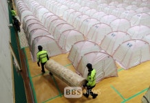 내일부터 포항 이재민 임대아파트로 이주, 텐트 설치 흥해체육관도 재수용 시작