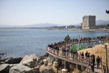 속초 외옹치 해안 탐방로 65년 만에 개방