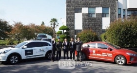 제주 평화로에서 전기차 자율주행 성공