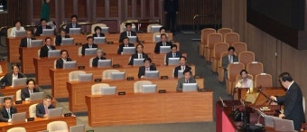 내년도 정부 예산안 오늘 국회 본회의 상정여부 주목