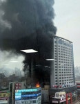 천안 쌍용동 라마다앙코르호텔 화재...중상자 5명 발생