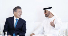 文대통령, 중동 우방 UAE 왕세제와 27일 정상회담