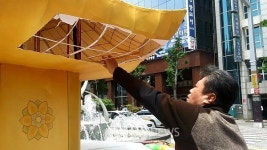 부산에서 봉축탑 훼손 사건 발생...경찰 수사 나서