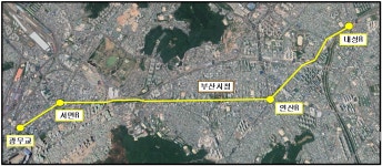 BRT 공사로 내성~서면교차로 일부 차로 통제