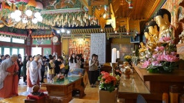 방생도량 남해 세심사 도각스님 부처님 말씀 전하는 방송포교 격려