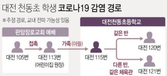 [코로나19]대전 동구 유치원-초등학교 내일부터 등교중단