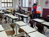 코로나19 확산 차단...경북교육청, 학원 합동방역지도점검