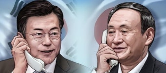 이재명 대통령과 스가 요시히데 전 총리, 한일 관계 논의 진행