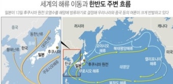 일본원전 오염수 방류시 18개월후 대만 외해(外海) 도달할 수도