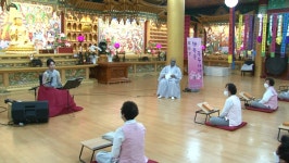 홍천 강룡사, 법화경 독송 회향 담마콘서트 개최