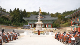 한마음선원 통영지원 사격 갖춘 17년 불사 회향
