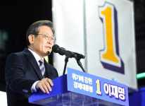 이재명 후보 수도권과 강원 영서지역 유세