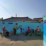 강진군 송천마을, 담장 벽화로 마을 분위기 확 바꿨다