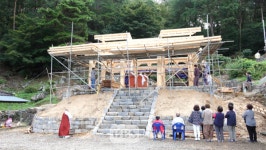 청양 포란사 대웅전 상량 법회....11월 완공