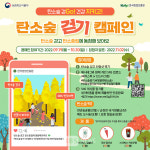 건강도 챙기고 탄소중립 실천...경북도청 천년숲에서 걷기 캠페인