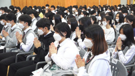 불성으로 피어난 교정...불교종립 정광학원 합동 수계식
