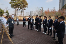 전남도의회, 오룡택지개발지구 현장서 특별 안전점검