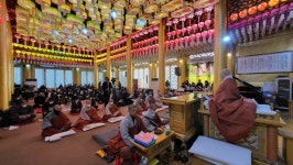 수국사에서 펼쳐진 상월결사의 노래...음악 가족법회