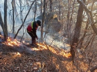 인제군 북면 한계리 산불 발생