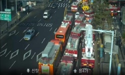 서울 동대문 쇼핑몰 불...4명 연기 흡입