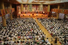 천태불자 1만명 운집 수륙영산대재 봉행