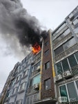 충북 청주 사직동 아파트서 화재…1명 중상
