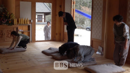 심청전 설화 곡성 관음사 대웅전 낙성...삼존불 점안 