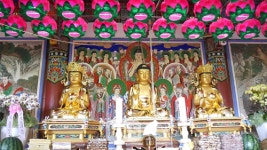 부산 혜원정사 삼성각 부처님 점안식 봉행