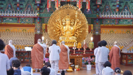 법안스님과 함께하는 화엄행자, 라오스 초등학교 도서관 건립 지원