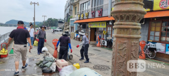 대구 동구청, 동촌유원지 수해 복구 총력
