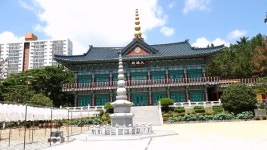 한마음선원 울산지원 33주년 기념법회...자용스님 권선 펼쳐