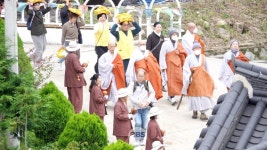 한국불교대학 대관음사 K붓다빌리지, 연화대탑 점안식과 사경봉안법회 봉행