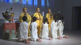 무대 오른 진관사 어린이들...연극으로 수륙재 알려요