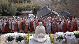 무소유 법정스님 15주기 추모재...부도탑 조성  