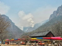의성 산불 영양군으로 확산.. 하회마을,병산서원,봉정사,대전사 초긴장