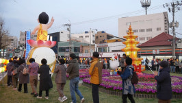 통영불교사암연합회, 10일 항남동 사거리 봉축탑 점등